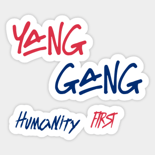 Yang Gang Graffiti 1 Sticker